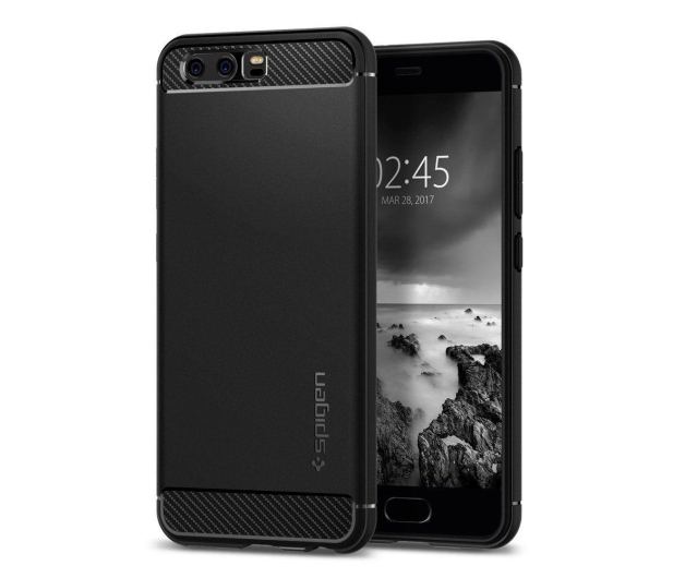 Etui Rugged Amor do Huawei P10 czarne - 366886 - zdjęcie